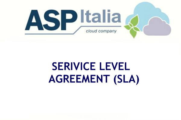 SERVICE LEVEL AGREEMENT ASP ITALIA