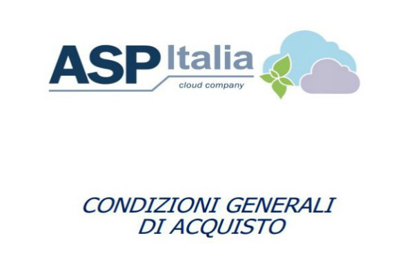 le condizioni di acquisto di ASP ITALIA