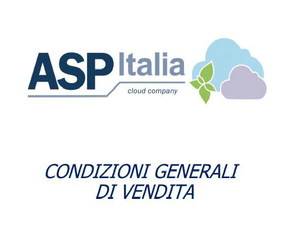 Condizioni di vendita di ASP ITALIA