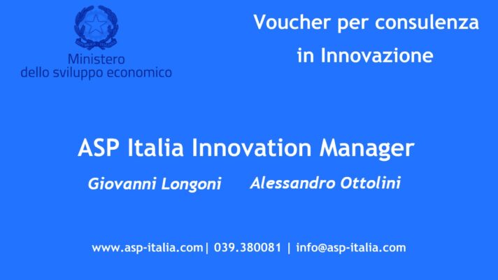 ASP ITALIA INNOVATION MANAGER