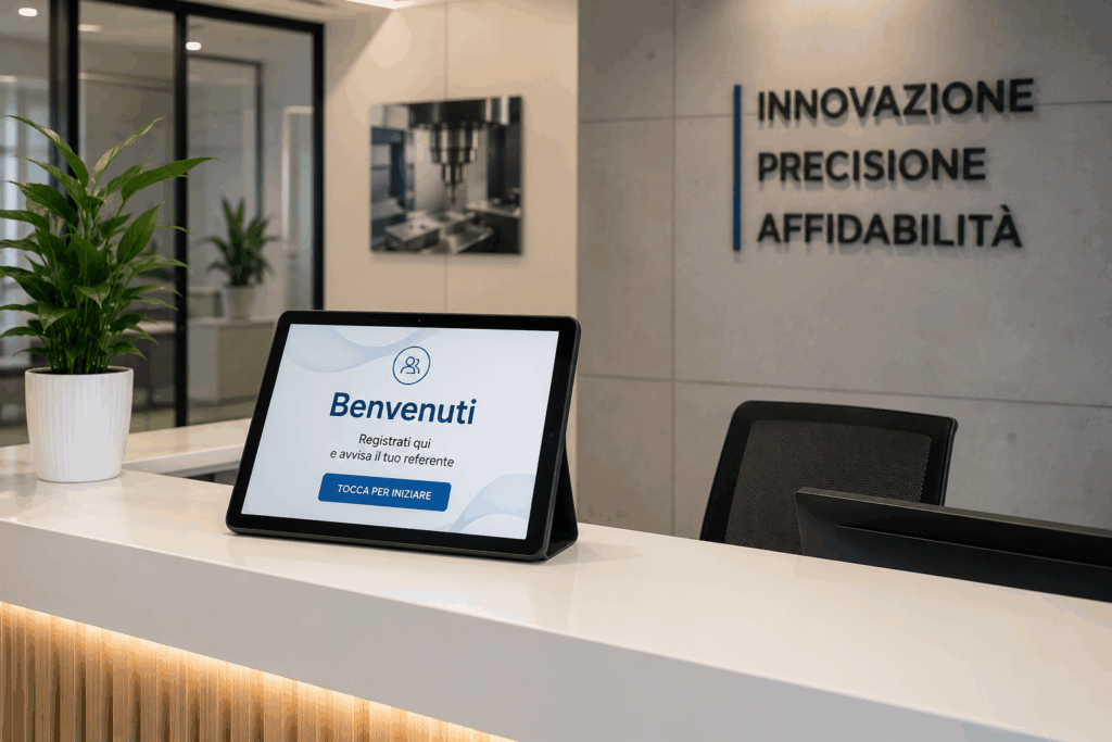 reception digitale in clou