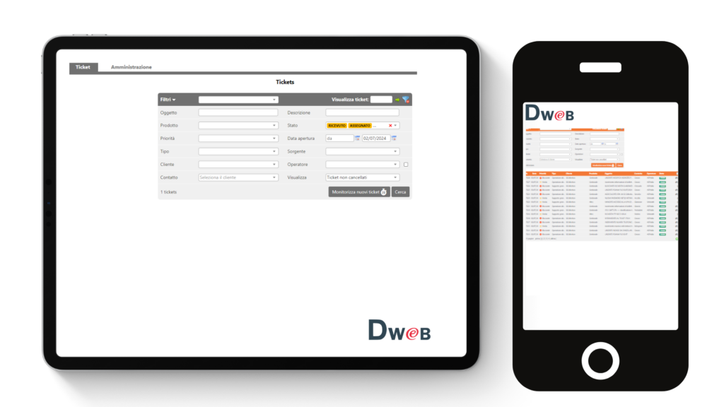 sistema di ticketing in cloud